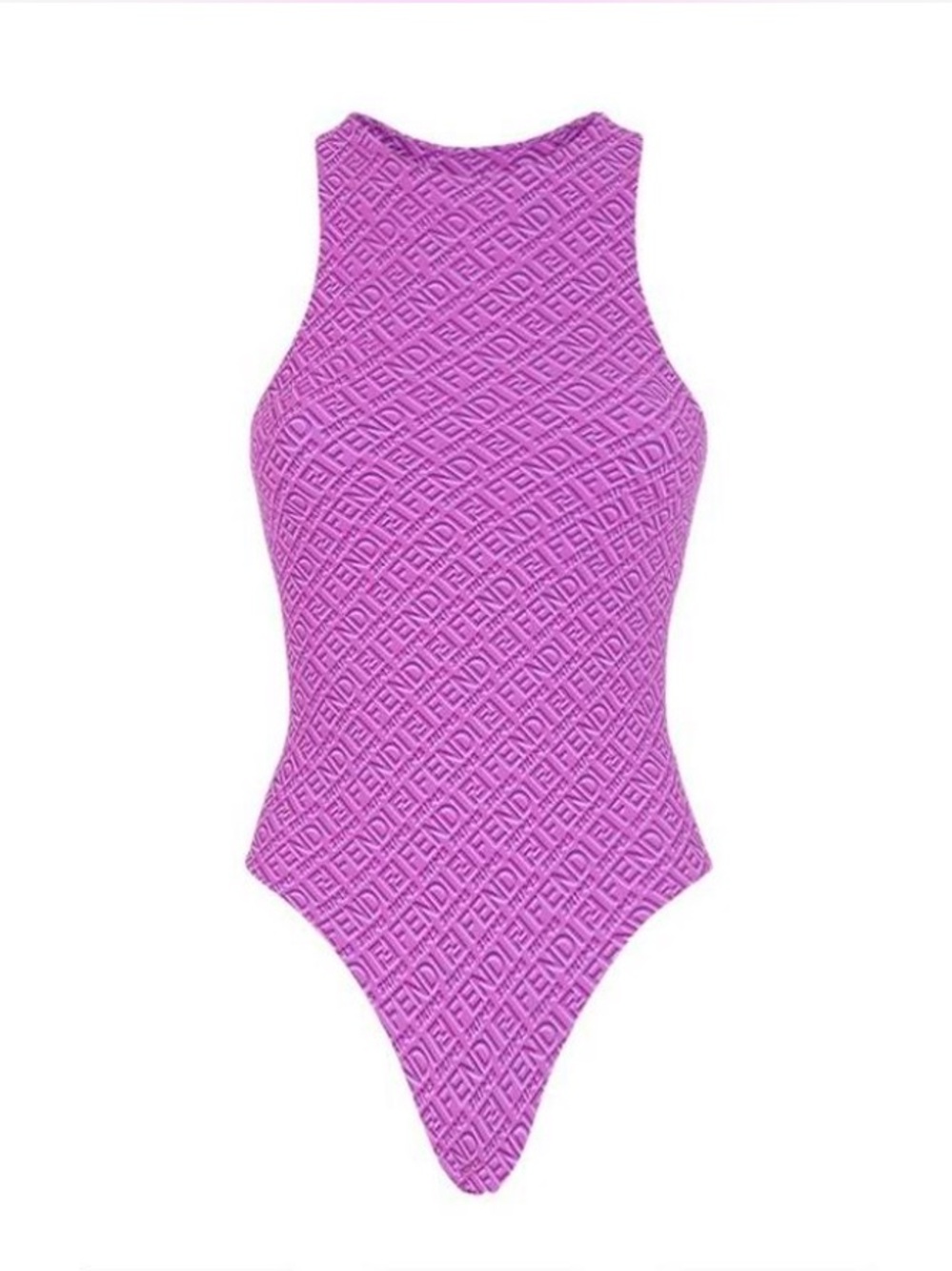 FENDI x SKIMS High Neck Bodysuit – Colorado Pink/Purple – Size S
